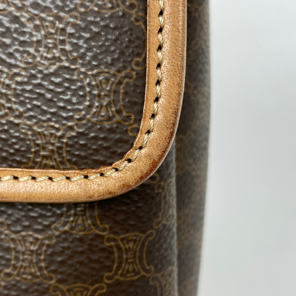 Celine Macadam shoulder bag cross Body Bum Crossbody Belt canvas brown - Picture 5 of 7